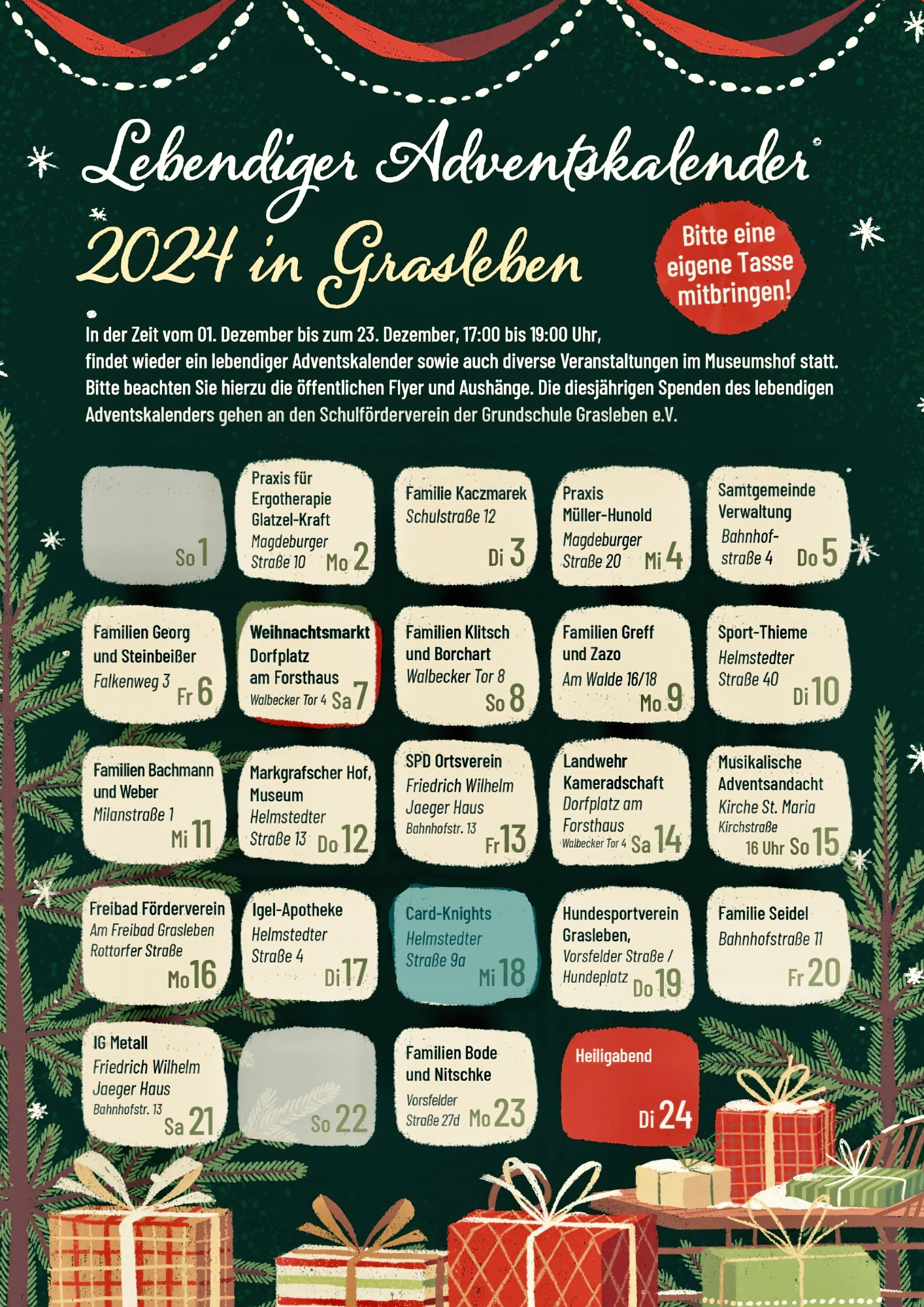 18. Dezember - Lebendiger Adventskalender Grasleben