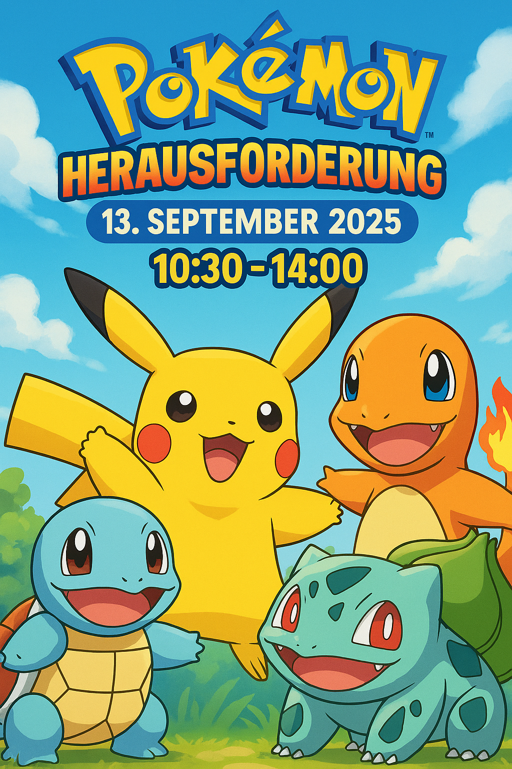 Pokemon Herausforderung am 13. September 2025 im Card-Knights Store Grasleben!