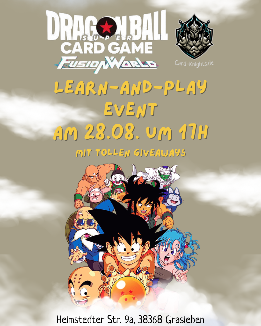 Learn-to-Play Dragonball Fusion World Event am 28.08.2024