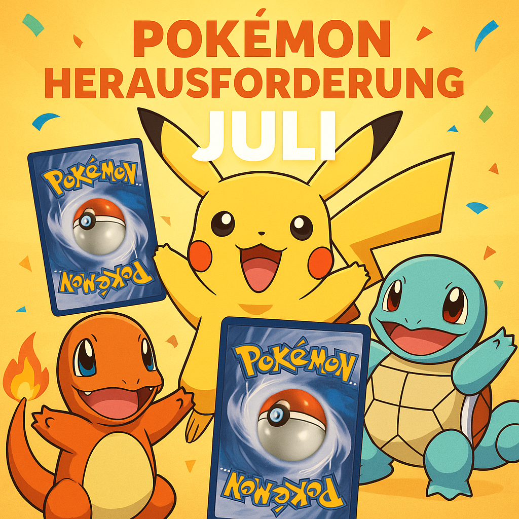 banner herausforderung juli pokemon trading card game