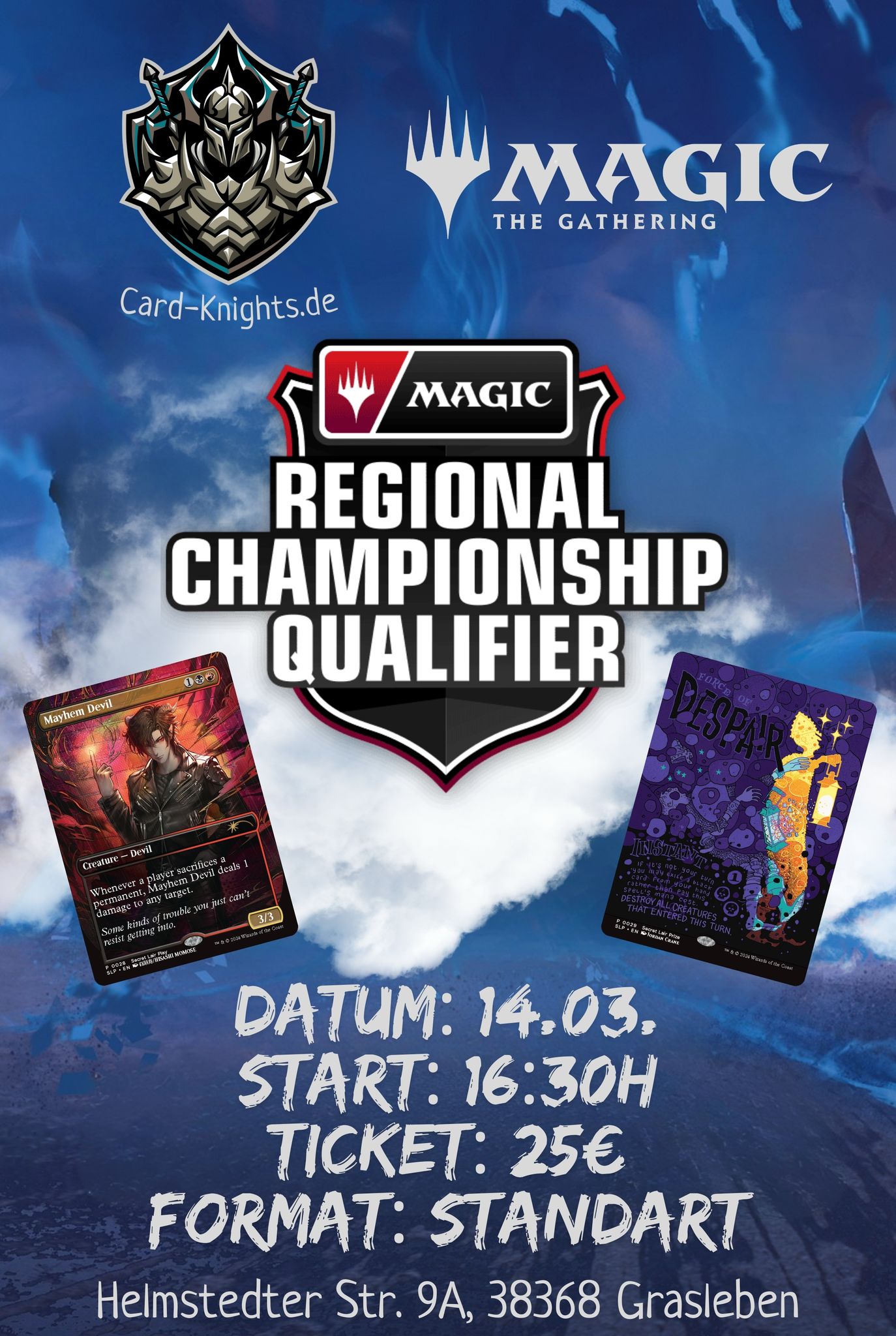 RCQ Regional Championshop Qualifier - 14.03. 16:30!