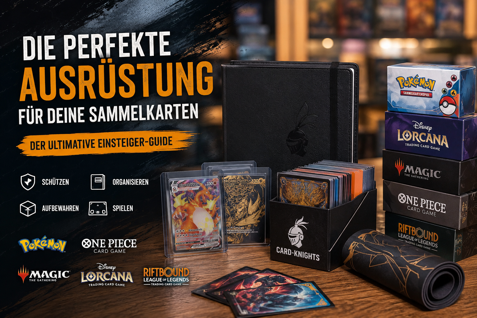 Die perfekte Starter-Ausrüstung für neue TCG-Sammler