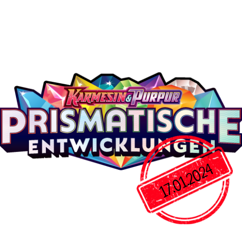 Pokémon KP8.5 Prismatische Entwicklungen – Erweiterung mit funkelnden Karten, Boosterpacks und Sammlerstücken.