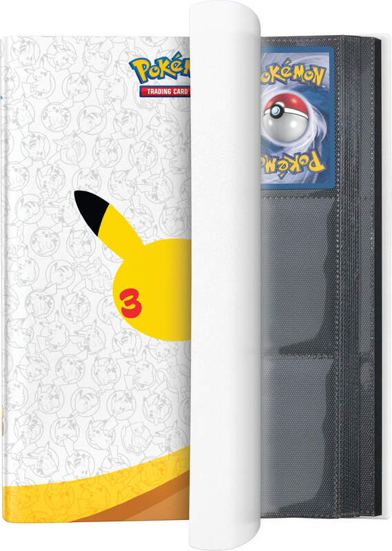 Pokémon 30 Jahre Ordner-Kollektion mit thematischem Sammelordner im Jubiläumsdesign und fünf Boosterpacks der Pokémon-Sammelkartenspiel-Erweiterung 30 Jahre zur sicheren Aufbewahrung von Sammelkarten