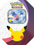 Pokémon Tin-Box 30 Jahre: Nacht mit holografischer Quajutsu-ex Promokarte und vier Boosterpacks der Pokémon-Sammelkartenspiel-Erweiterung 30 Jahre in einer hochwertigen Metallbox