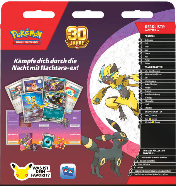 Pokémon Karmesin & Purpur – 30 Jahre Kampfdeck Tag/Nacht (DE)