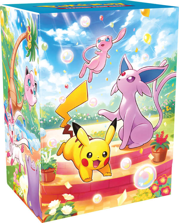 Pokémon Karmesin & Purpur 30 Jahre Ultra-Premium-Kollektion Tag in deutscher Sprache mit Pikachu-ex, Psiana-ex, 30 Boosterpacks, Spielunterlage, Kartenhüllen und exklusivem Booster der Klassischen Sammlung