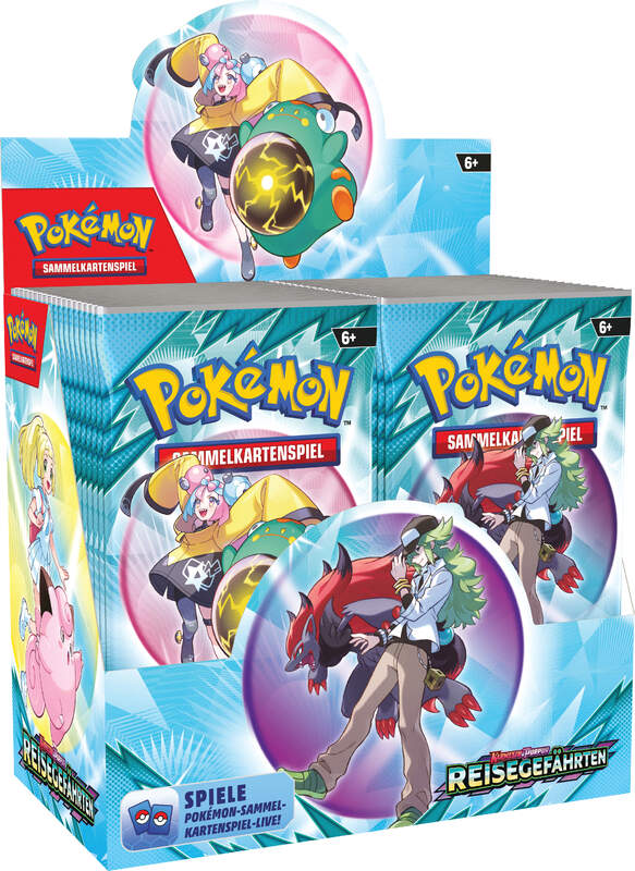Pokémon TCG – Reisegefährten Booster Display (36 Packs) | Karmesin & Purpur