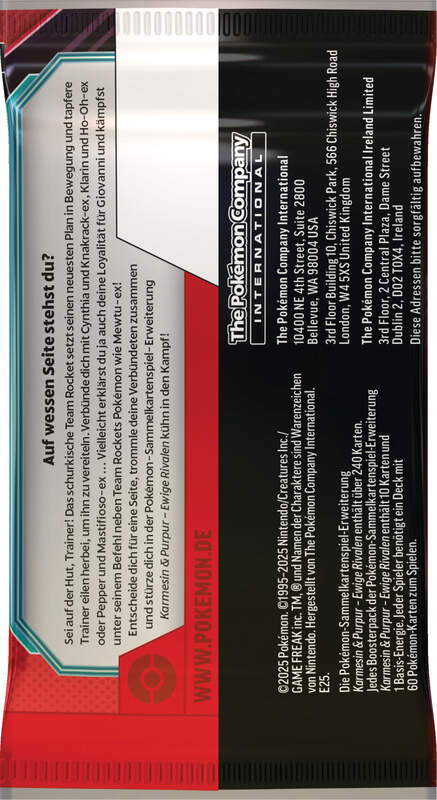Pokémon Ewige Rivalen Booster Display (36 Packs) – Karmesin & Purpur