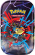 Pokémon Mega-Helden Mini-Tin – Sammelbox mit 2 Boostern, Stickern & Bildkarte im Sammeldesign. Ideal für Sammler und Pokémon-Fans. Lucario
