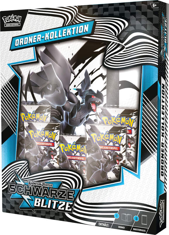 Ordner-Kollektion Schwarz – Schwarze Blitze KP10.5
