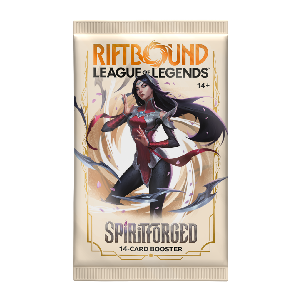 Riftbound Spiritforged Booster [EN] mit 14 Karten aus dem zweiten Set des League of Legends TCG