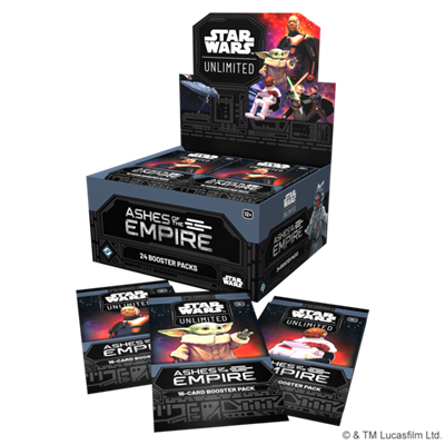 Star Wars Unlimited Ashes of the Empire Booster Display Englisch