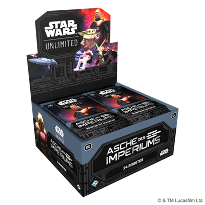 Star Wars Unlimited Asche des Imperiums Booster Display Deutsch