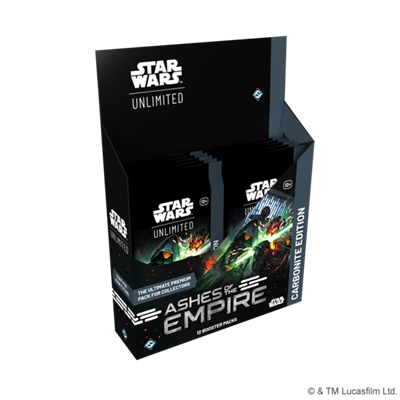 Star Wars Unlimited Ashes of the Empire Carbonite Booster Display Englisch