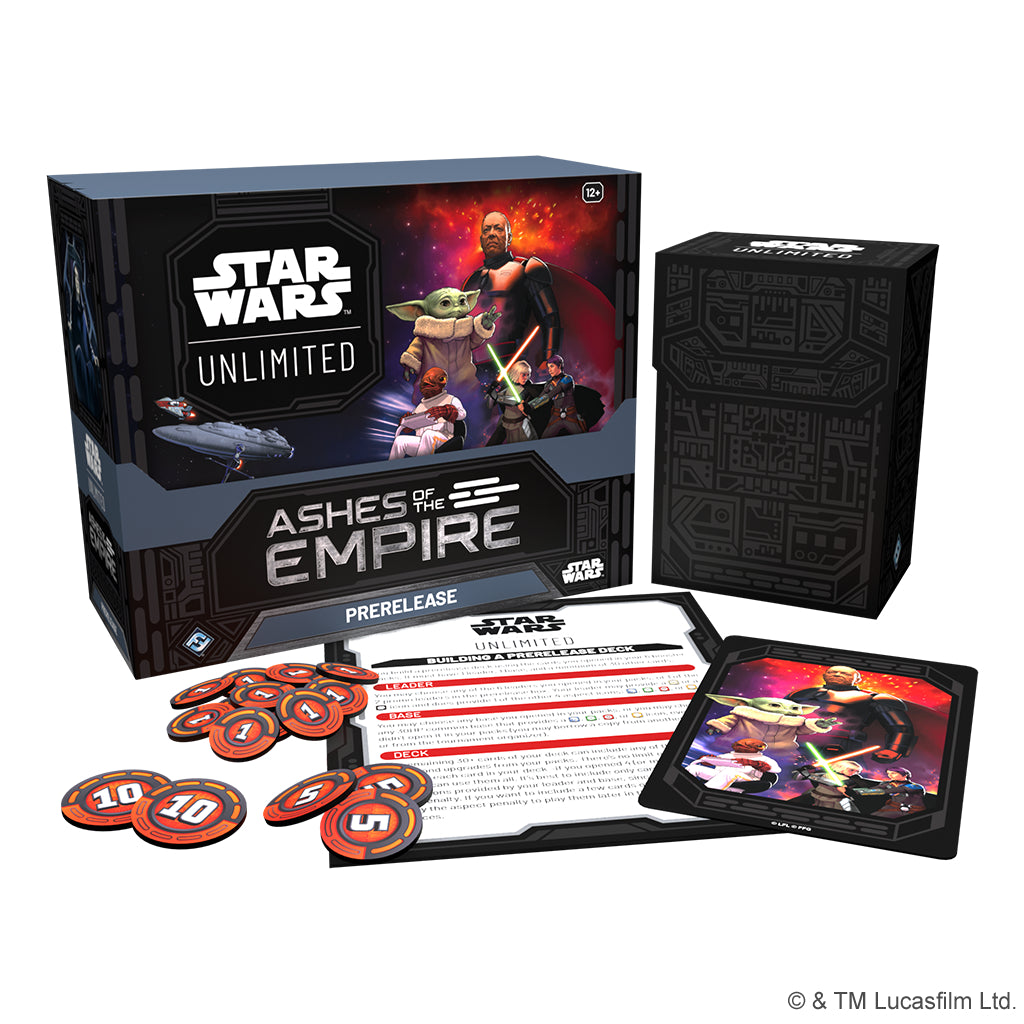Star Wars: Unlimited – Ashes of the Empire- Prerelease-Box (ENG)