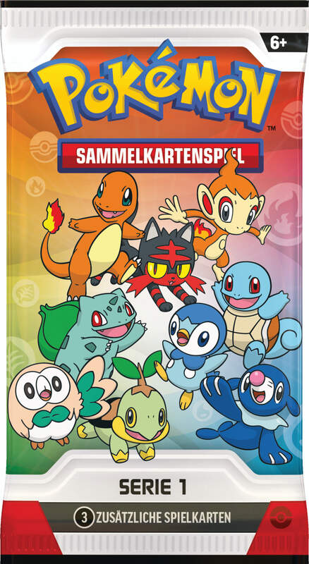 Pokémon Erste-Partner-Kollektion Serie 1 mit Promokarten, Boostern und Stickerbogen | Booster mit Promo
