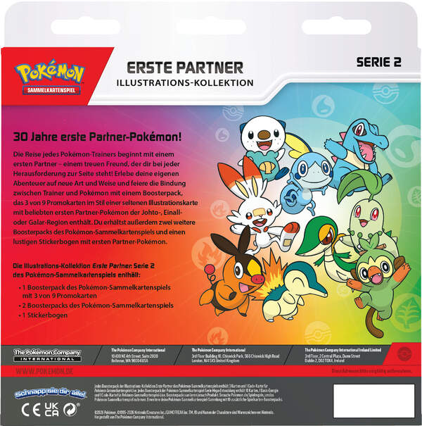 Pokémon Erste-Partner-Kollektion – Serie 2 | 30 Jahre Pokémon
