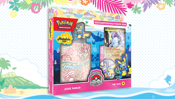 Pokémon TCG Weltmeisterschaftsdeck 2024 – The 'Don mit Miraidon ex, silbernen Kartenrändern und Spielerunterschrift