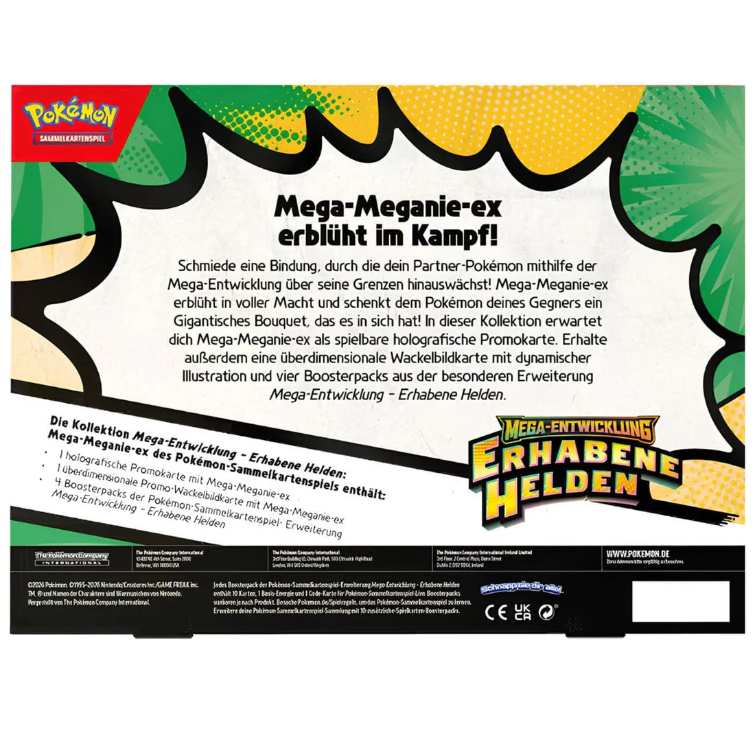 Pokémon ME02.5 Mega-Entwicklung-ex-Kollektion - Mega-Meganie-Ex DE
