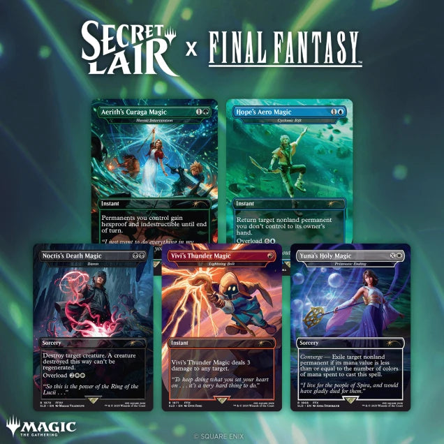 Produktansicht: Secret Lair x Final Fantasy: Grimoire (Non-Foil EN) – Kartenübersicht