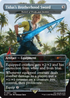 Detailansicht einer Karte mit Final Fantasy-Waffe im MTG-Stil