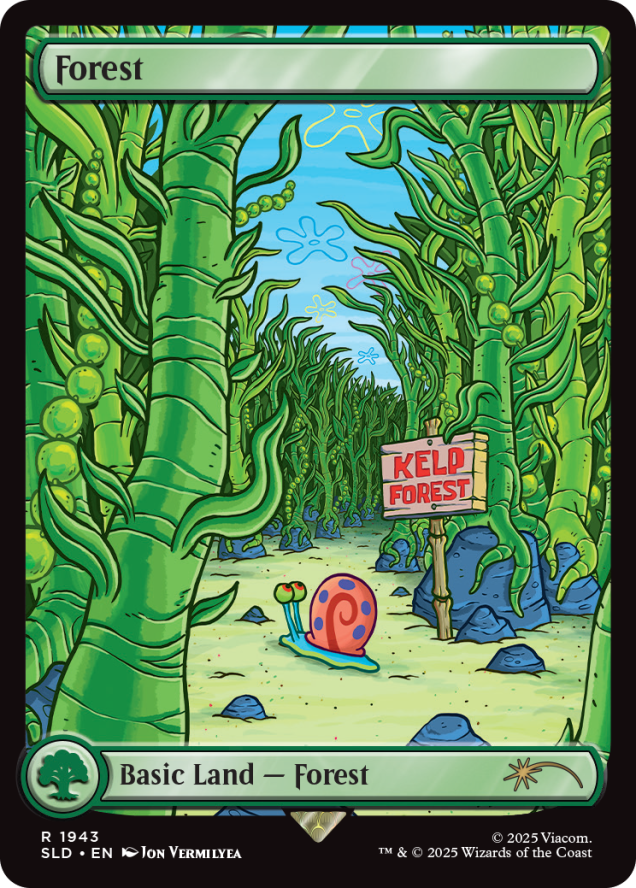 Magic: Secret Lair x Spongebob Squarepants - Lands under the Se