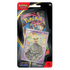 Pokémon Phantasmal Flames Checklane Blister mit Whimsicott Promo, Boosterpack und Spielmünze in englischer Version.