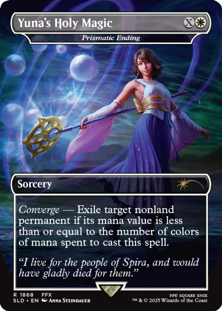 Illustration einer Grimoire-Karte aus Final Fantasy im MTG-Design (Non-Foil)