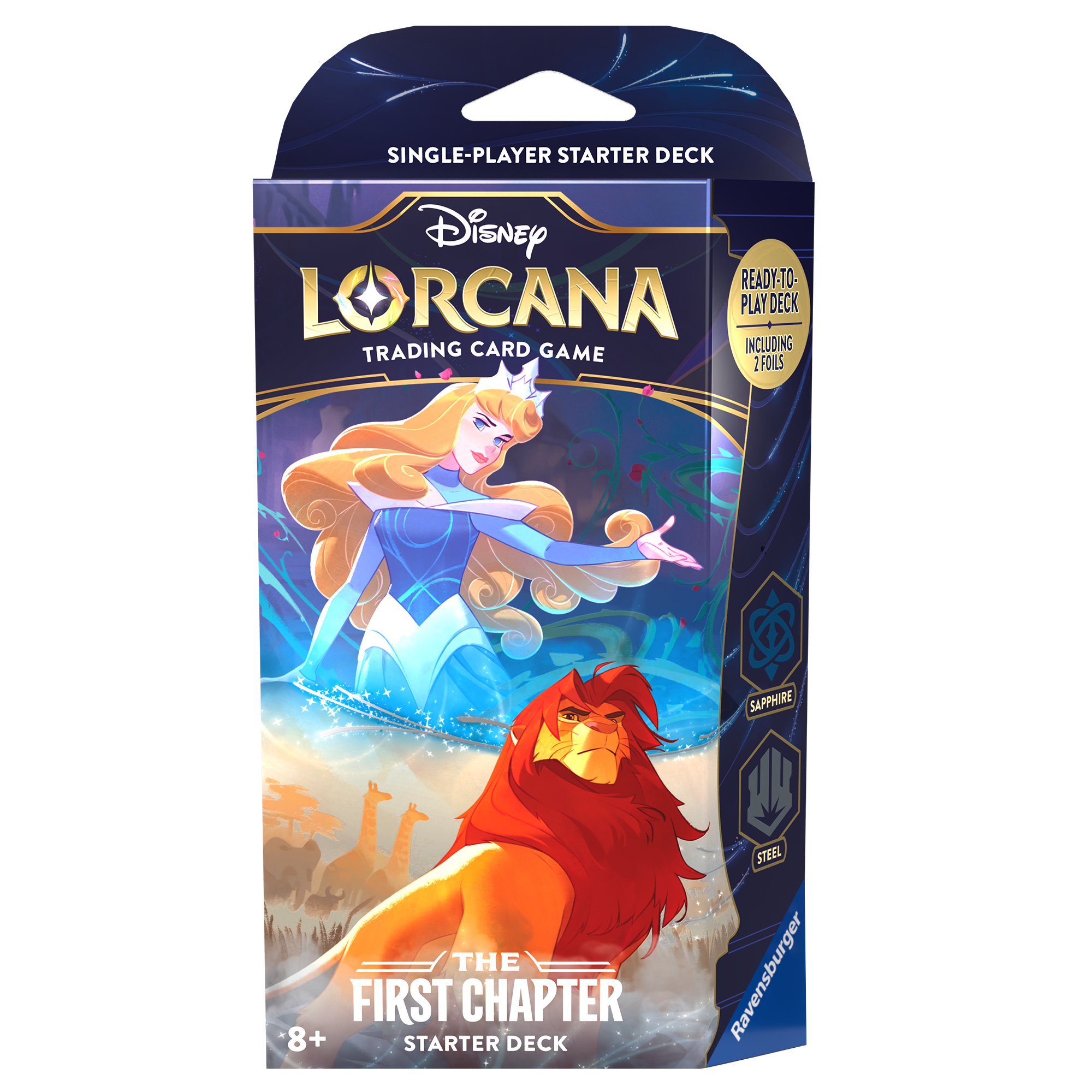 Disney Lorcana: Das Erste Kapitel - Starter Deck Stahl & Saphir (ENG) FIRST PRINT