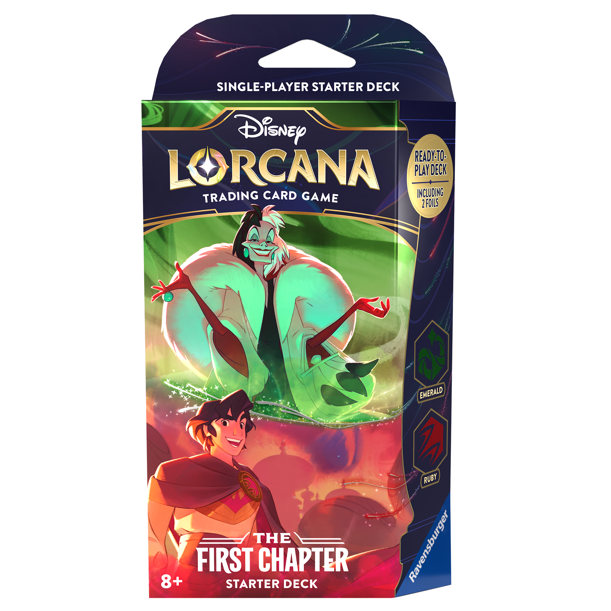 Disney Lorcana: Das Erste Kapitel - Starter Deck Smaragd & Rubin (ENG) FIRST PRINT