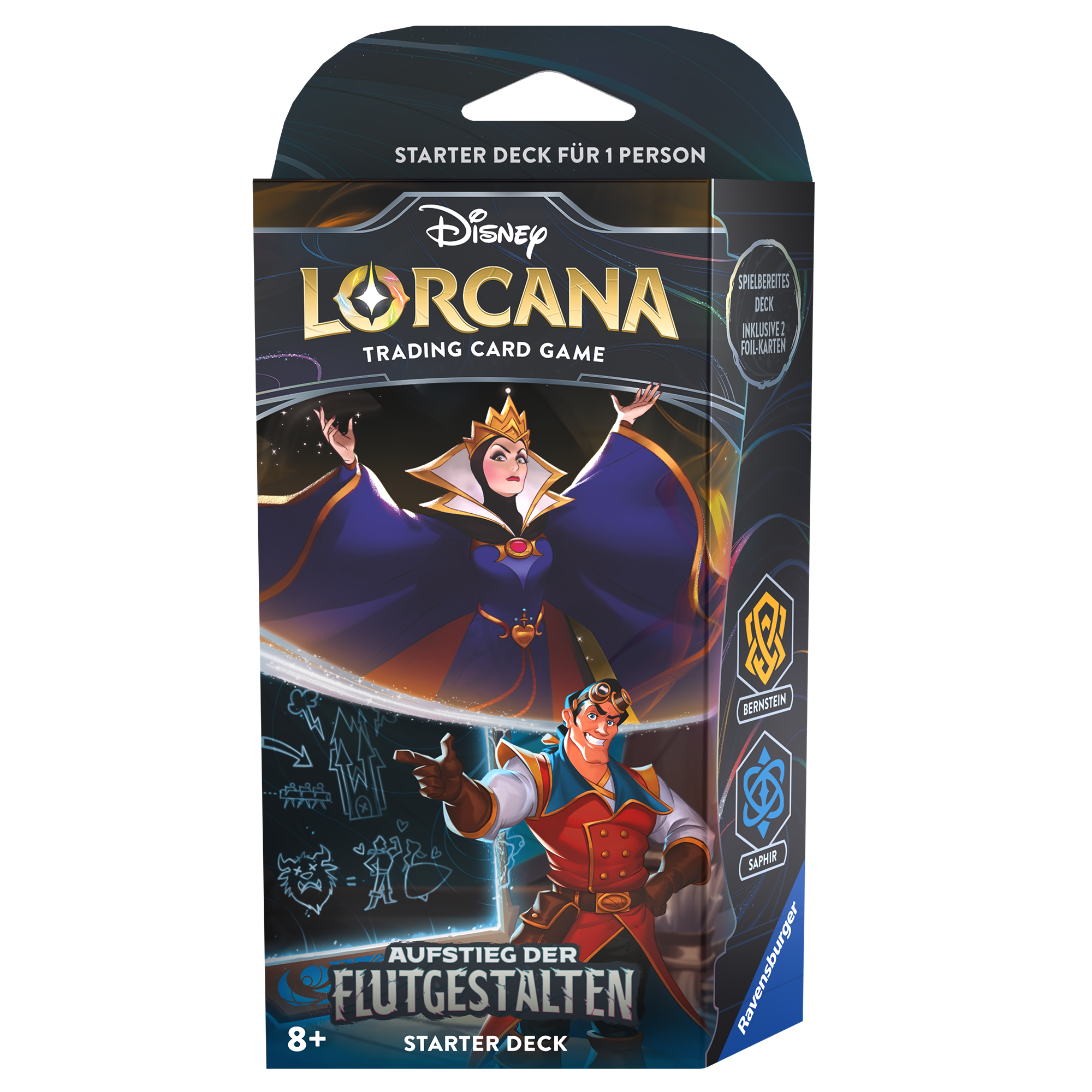 Disney Lorcana: Aufstieg der Flutgestalten - Starter Deck Bernstein & Saphir (DE)