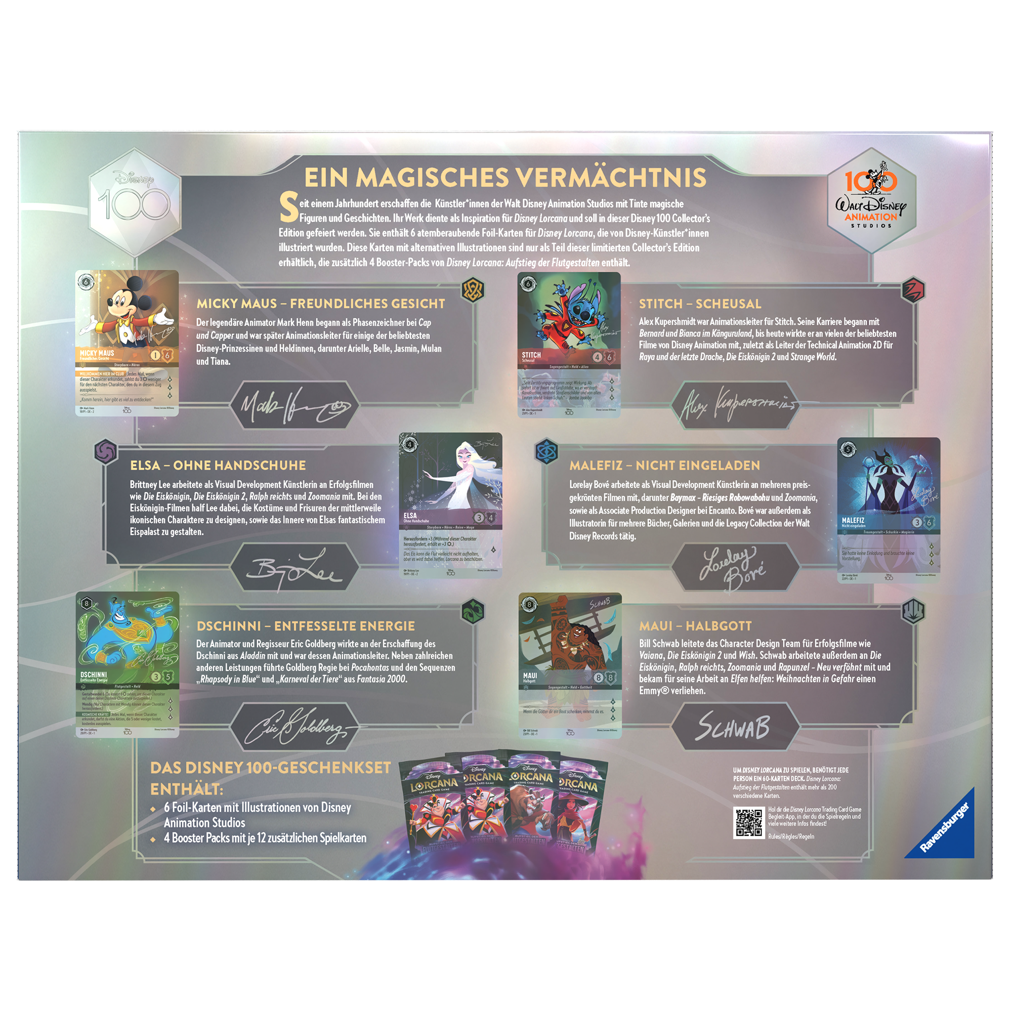 Exklusives Disney Lorcana Geschenk-Set zur Disney 100 Edition. Perfekt für Sammler & Spieler – jetzt entdecken!