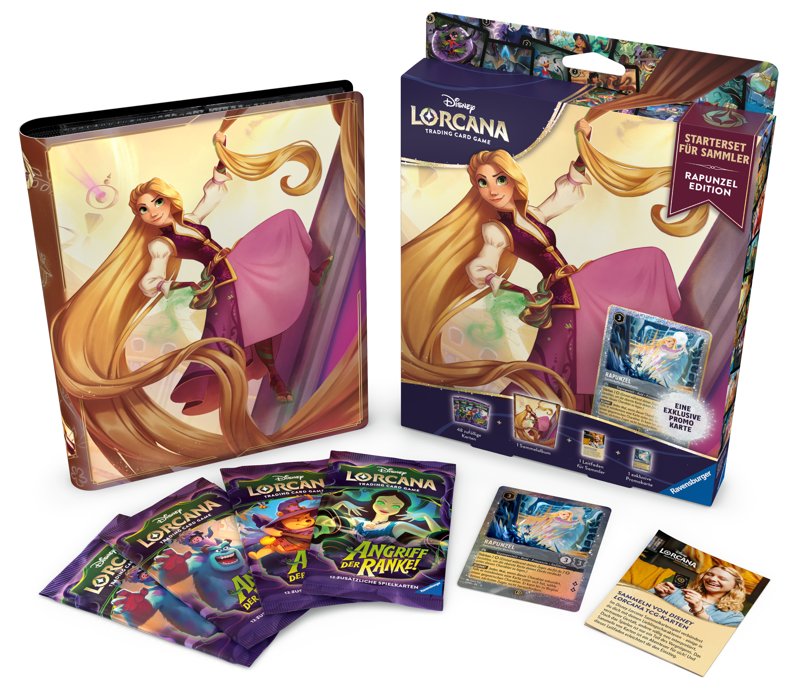 Disney Lorcana: Angriff der Ranke! - Sammler Starterset Rapunzel Edition (DE)