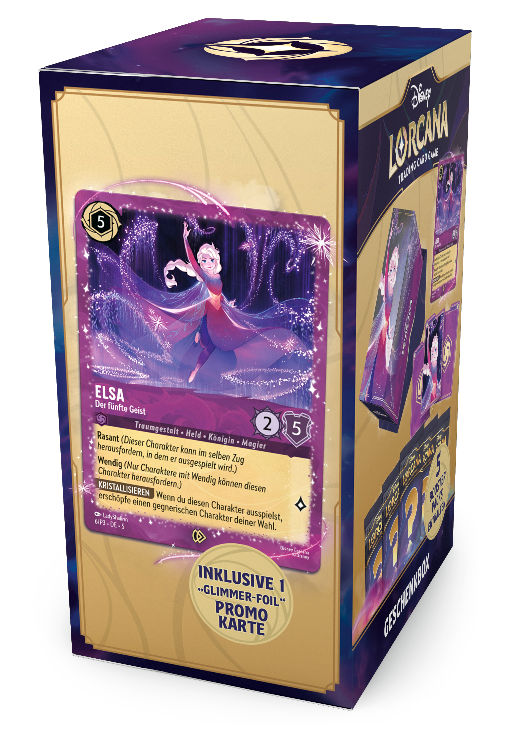 Disney Lorcana: Mythen - Elsas Geschenk Box