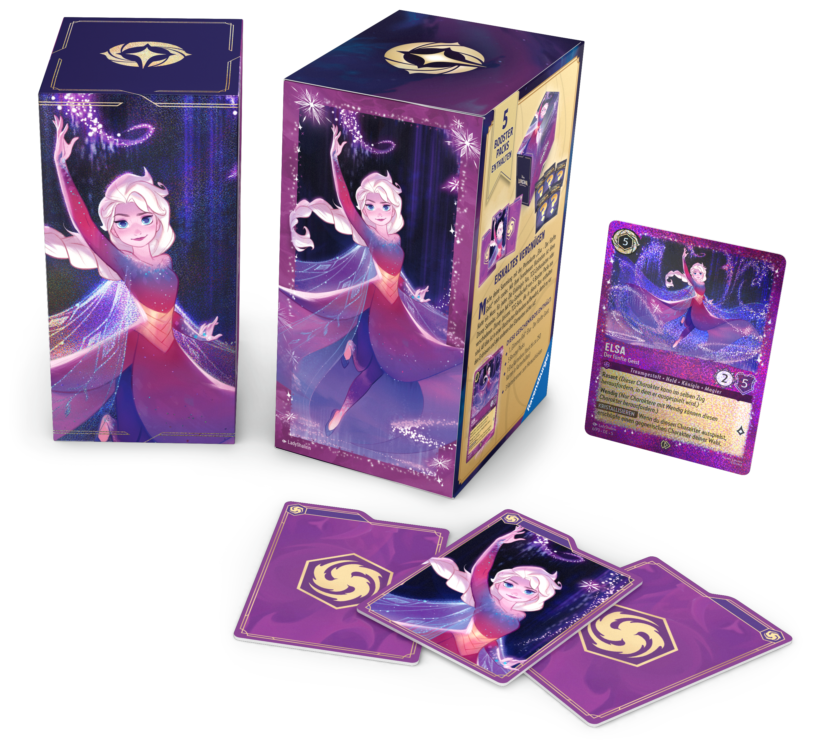 Disney Lorcana: Mythen - Elsas Geschenk Box