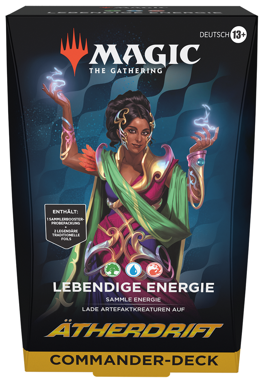Magic: The Gathering Ätherdrift Commander-Deck – Lebendige Energie