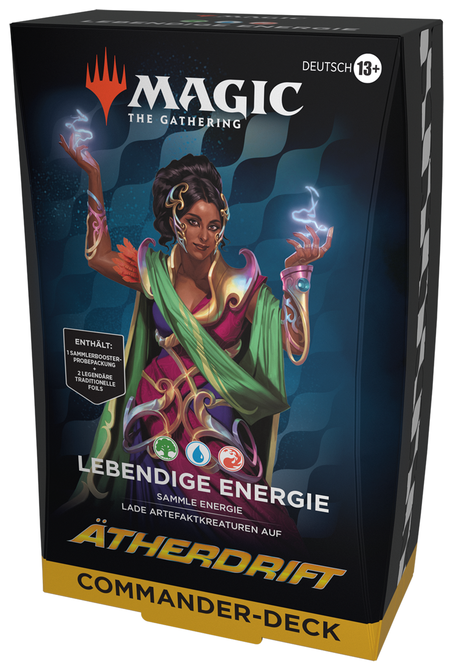 Magic: The Gathering Ätherdrift Commander-Deck – Lebendige Energie