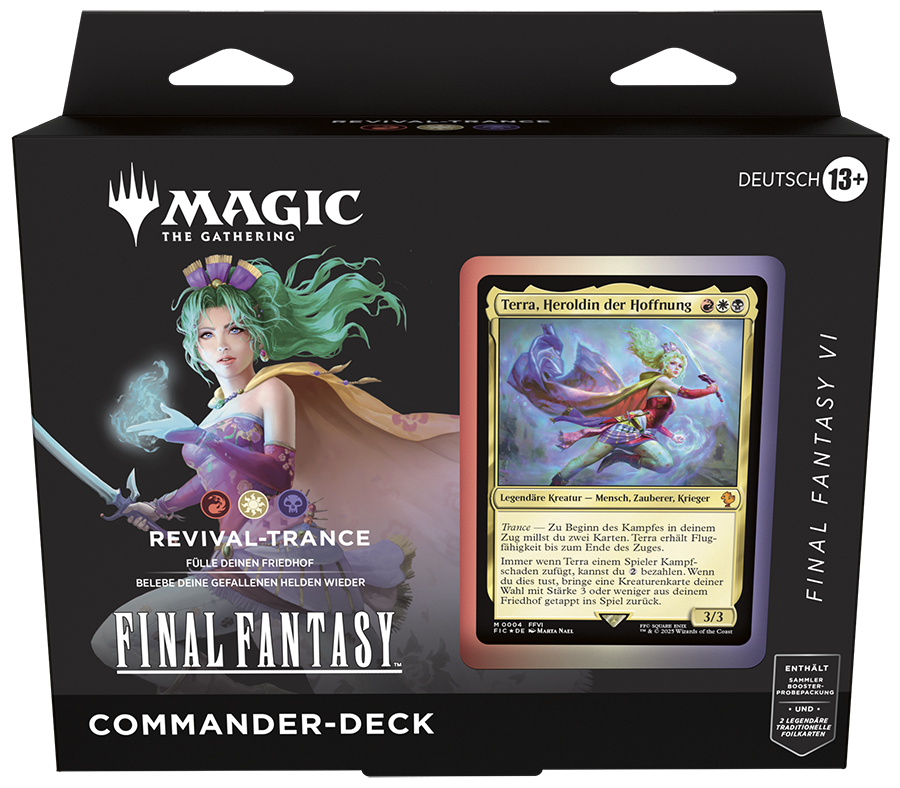 Magic: The Gathering FINAL FANTASY Commander Deck Display