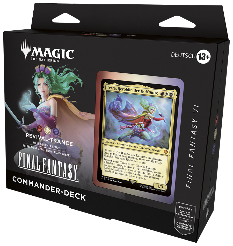 Magic: The Gathering FINAL FANTASY Commander Deck Display