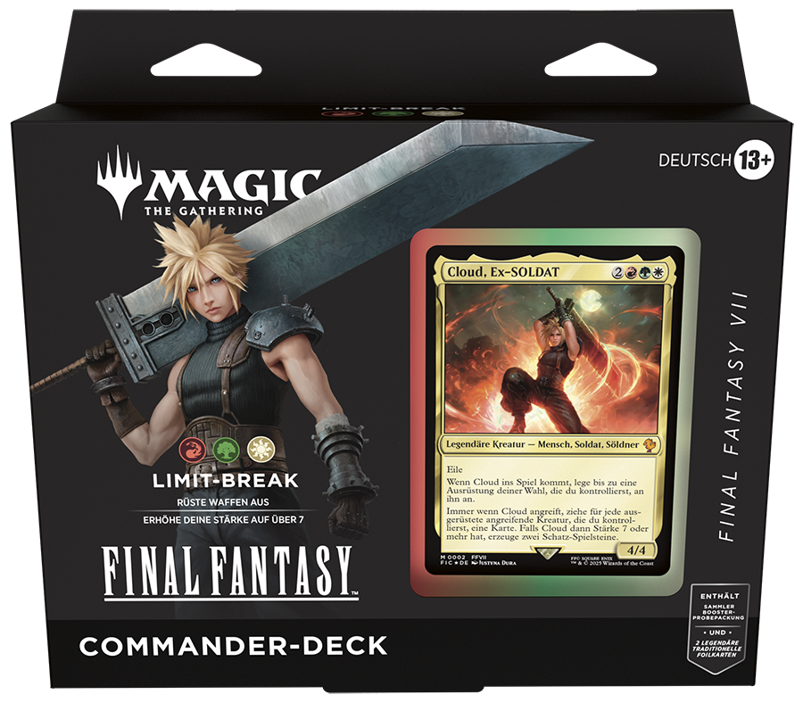 Magic: The Gathering FINAL FANTASY Commander Deck Display
