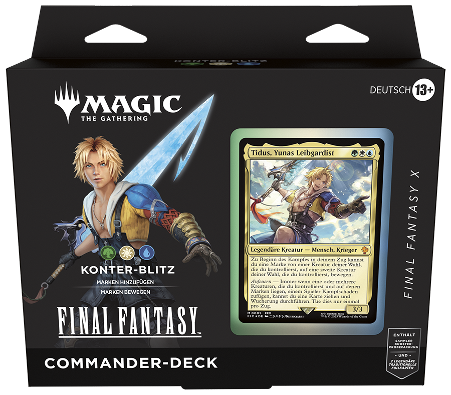 Magic: The Gathering FINAL FANTASY Commander Deck Display