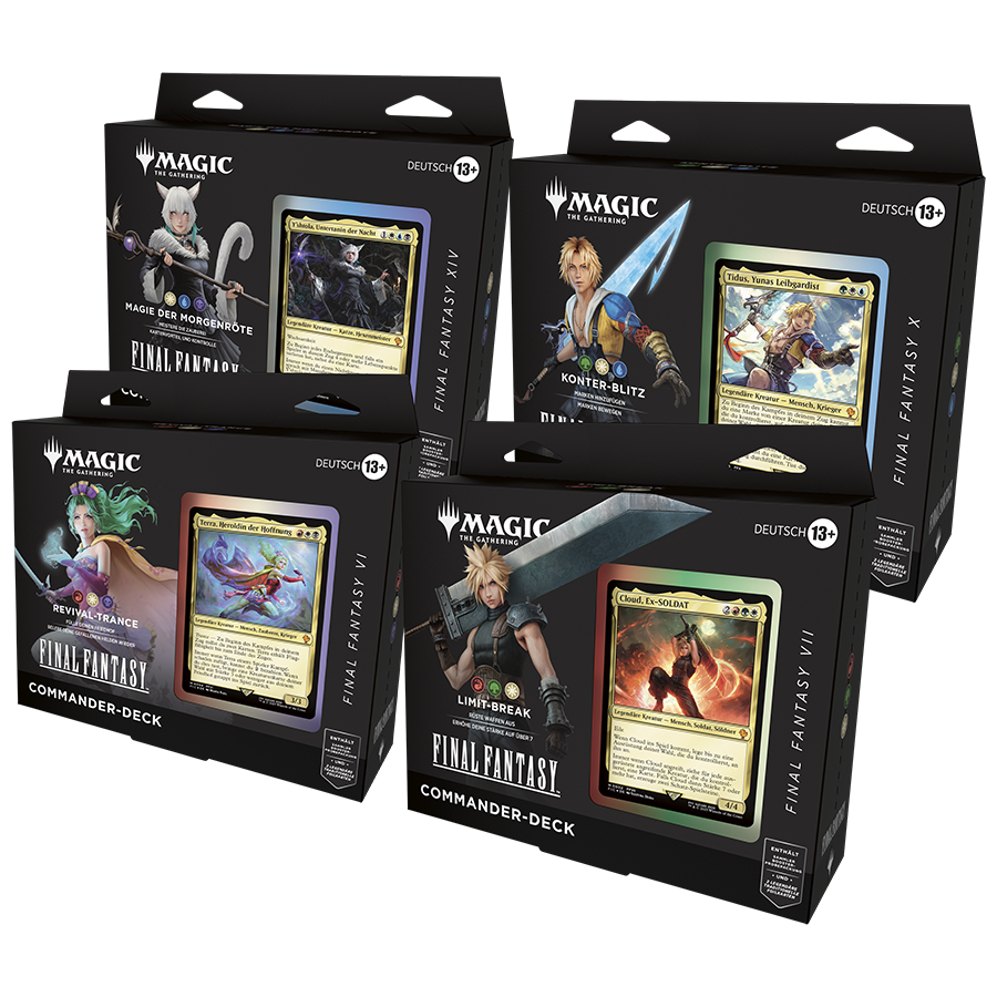Magic the Gathering trifft Final Fantasy - Commander Deck Set
