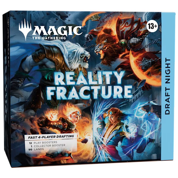Magic: The Gathering – Zersplitterte Realität Draft Night (EN) | Pick-Two-Draft Kit für 4 Spieler