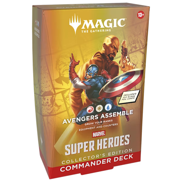 Magic: The Gathering – Marvel Super Heroes Commander Deck: Avengers sammeln! Collector's Edition (EN)