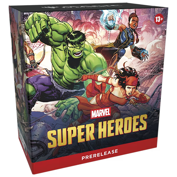 Magic The Gathering Marvel Super Heroes Prerelease Pack Verpackung