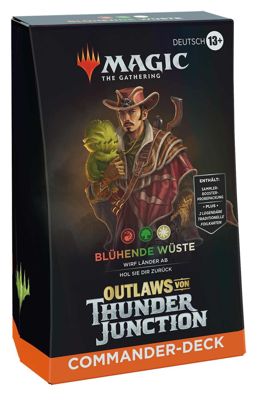 Magic: The Gathering - Outlaws Von Thunder Junction Commander Deck Blühende Wüste