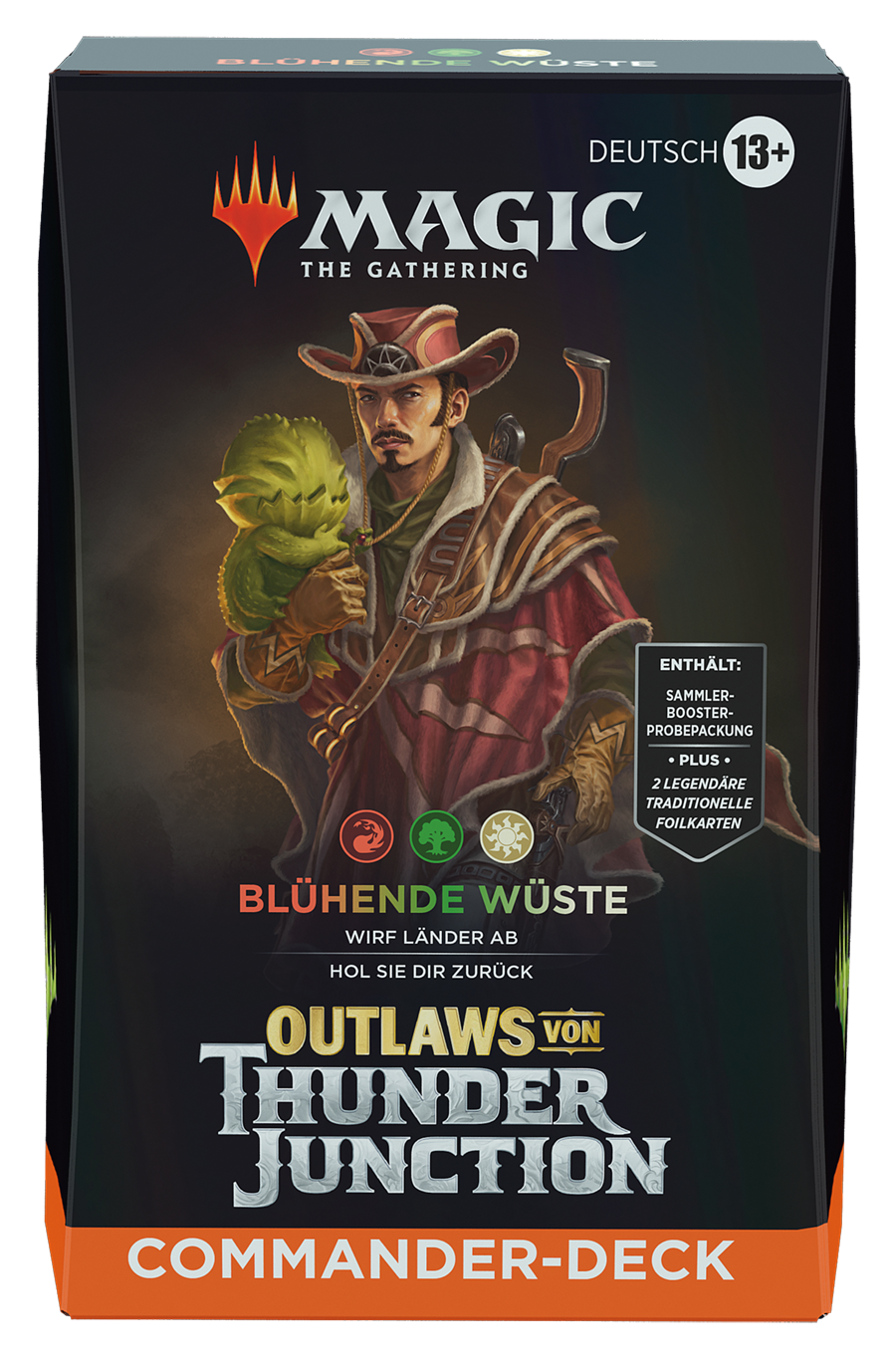 Magic: The Gathering - Outlaws Von Thunder Junction Commander Deck Blühende Wüste