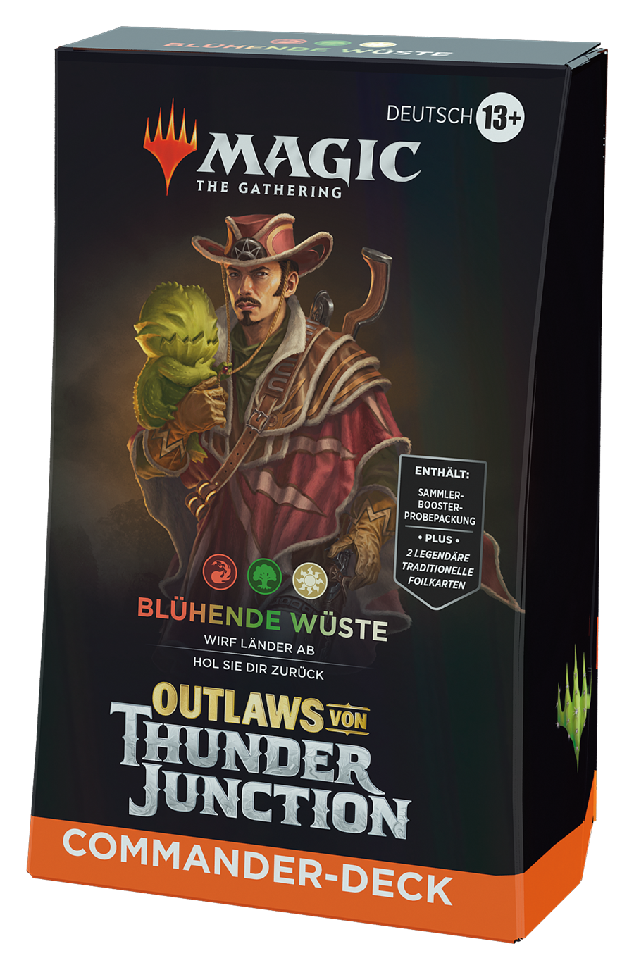 Magic: The Gathering - Outlaws Von Thunder Junction Commander Deck Blühende Wüste