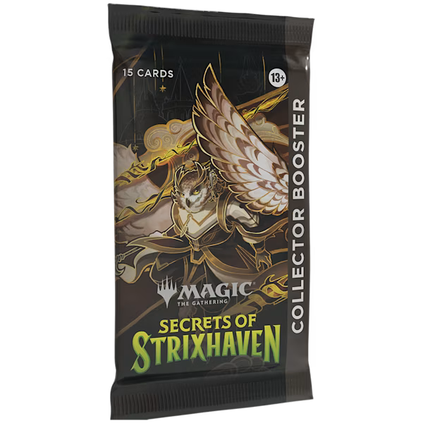 „Magic the Gathering Secrets of Strixhaven Collector Booster Pack“

„MTG Strixhaven Sammler Booster Inhalt 15 Karten Foil“

„Magic Strixhaven Collector Booster Display Box“